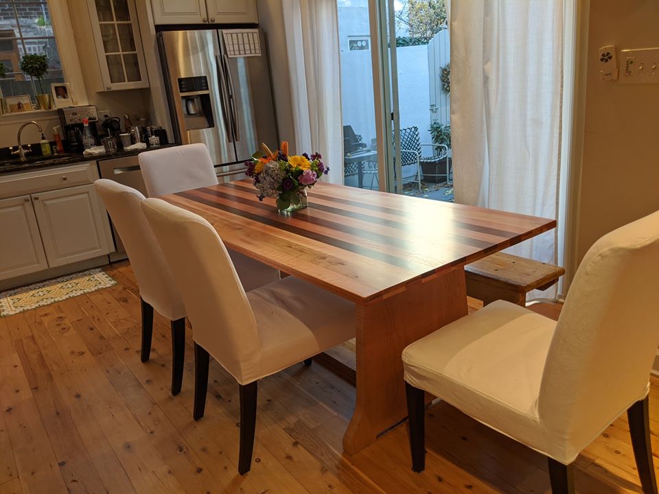 extendable maple dining room table