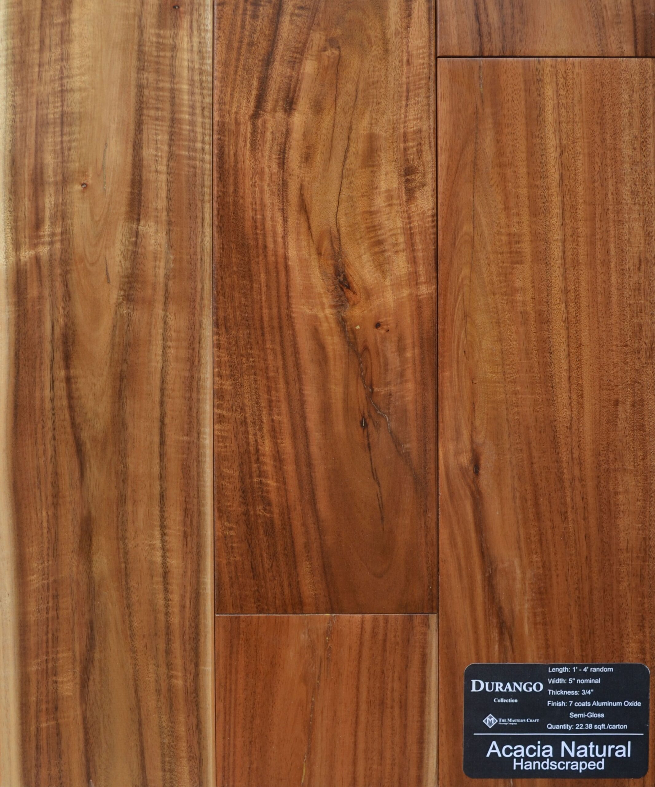 3 1/4 x 3/4 Acacia – Natural – Select and Better