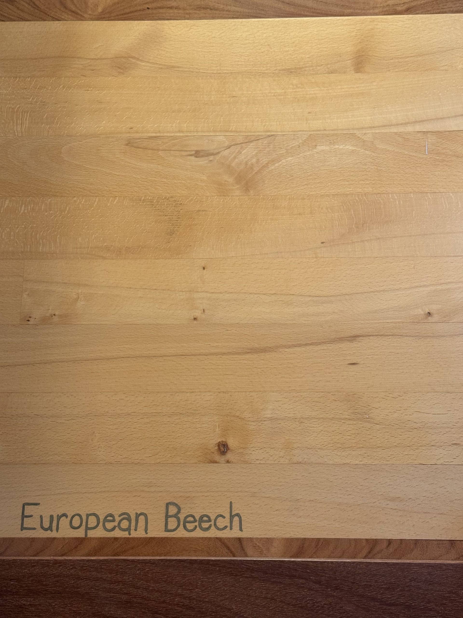 3 x 9/16 Euro Beech Wood - Sq Edge